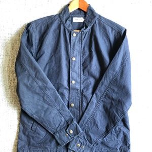 Taylor Stitch - The Bomber Jacket in Navy Dry Wax